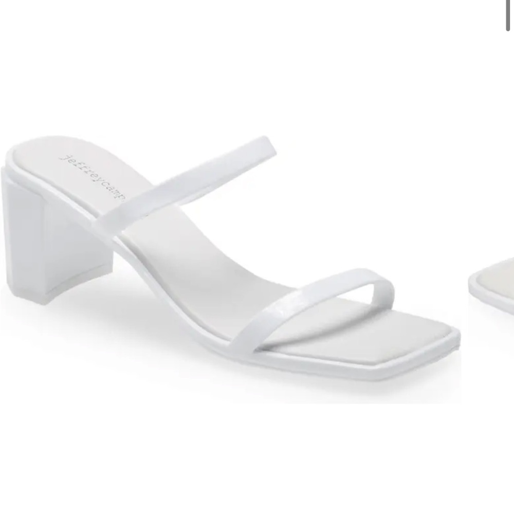 Jeffrey Campell White Jelly Heels